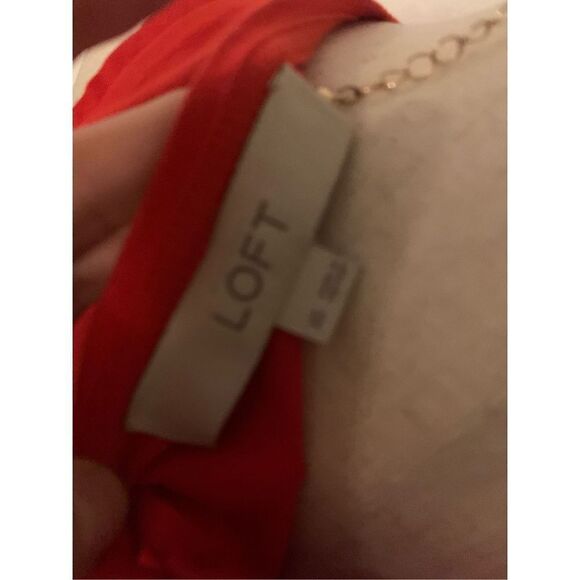 Loft sleeveless, orange, extra small shirt - Picture 3 of 4